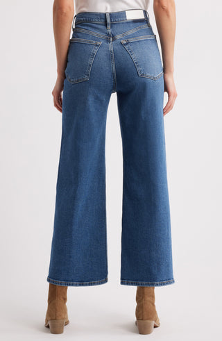 High-Rise Wide-Leg Crop Jeans