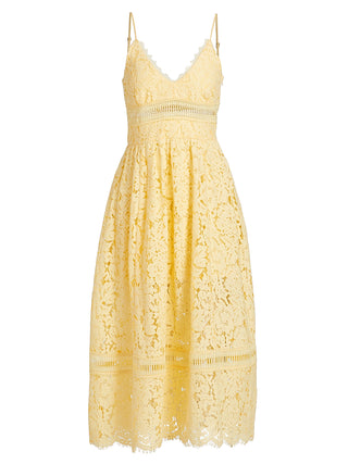 Emma Lace Yellow Maxi