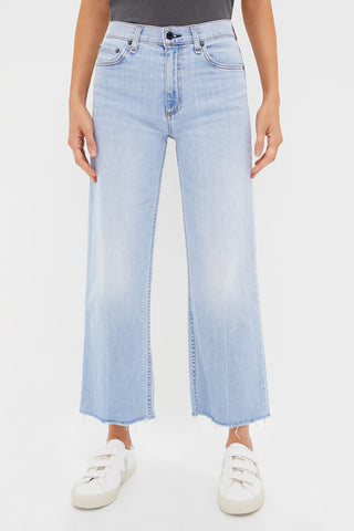 Crop Wide Leg Keel Over Pants