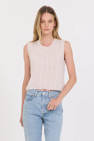 Dorian Cashmere Cable Top