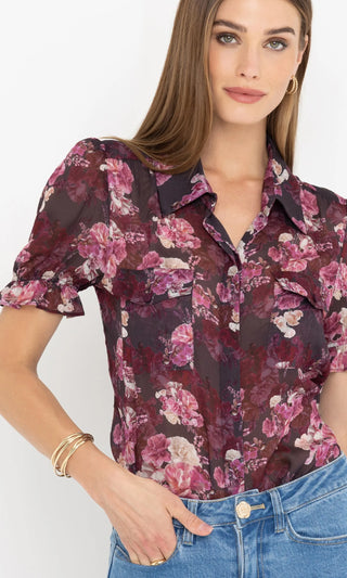 Mina Floral Georgette Shirt