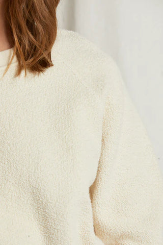 Ziggy-Inside Out Shrunken Crewneck Sweater