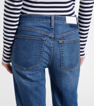 Mid Rise Stove Pipe Jean