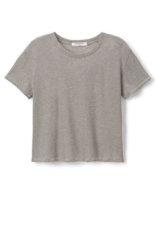 Harley Stripe Cotton Boxy Crew Tee