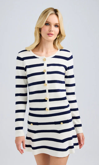 Logan Stripe Cardigan