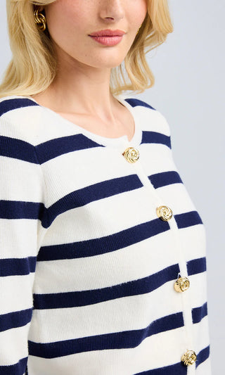 Logan Stripe Cardigan