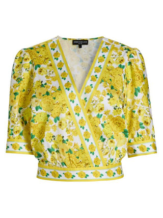 Rema Yellow Floral Blouse