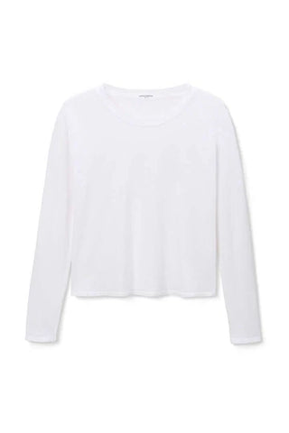 Axel Long Sleeve Boxy Crewneck Tee
