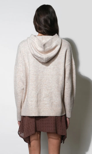 Nora Fuzzy Hooded Sweater