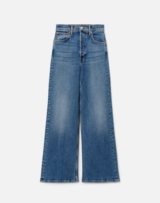 High-Rise Wide-Leg Crop Jeans
