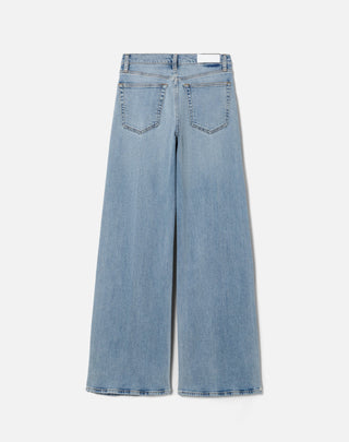 Mid Rise Wide Leg Jeans