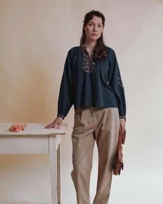 Ethnic Embroidered Blouse