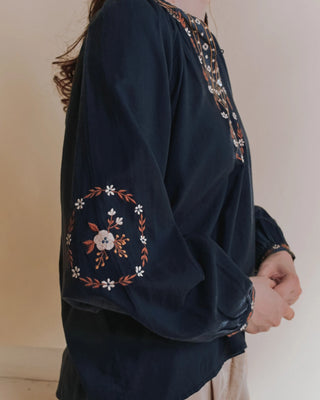 Ethnic Embroidered Blouse