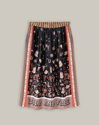 Vanessa Printed Midi Skirt