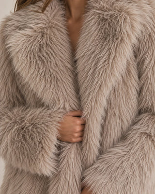 Faux Fur Long Coat