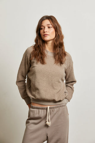 Ziggy-Inside Out Shrunken Crewneck Sweater