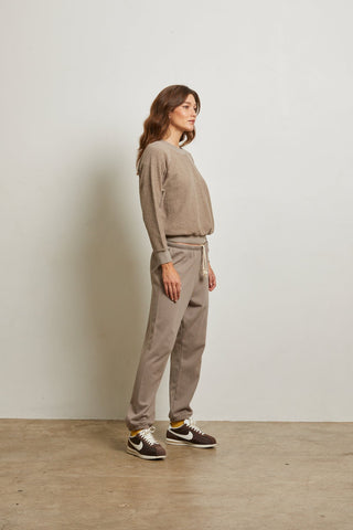 Ziggy-Inside Out Shrunken Crewneck Sweater