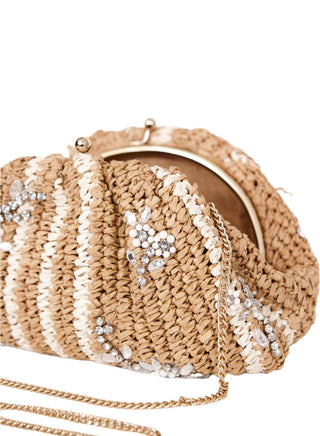 Alora Raffia Clutch