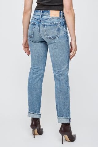 Farmingdale Slim Straight Jeans in Light Blue
