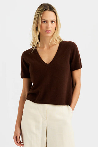 Kadri Cashmere Vneck Tee