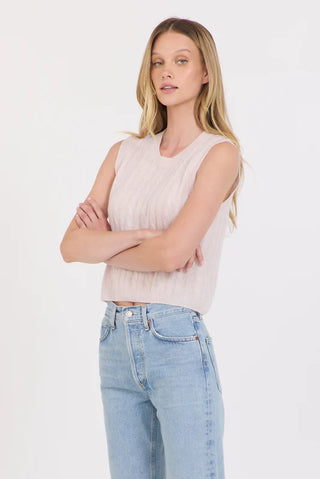 Dorian Cashmere Cable Top