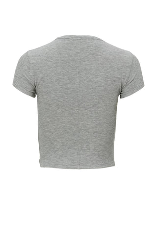Ultra Soft Rib Cropped Tee