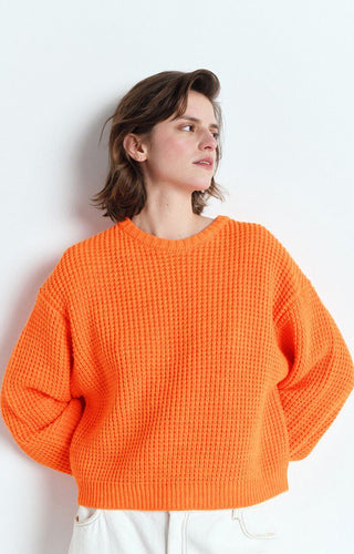 Women's Jumper Crashway in Fluo Melon