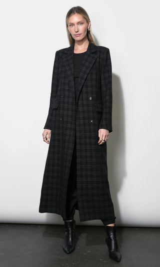 Dana Wool Blend Long Coat