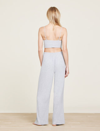 Ultra Soft Rib Patch Pocket Wide Leg Pant