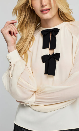 AURELIA BOW BLOUSE