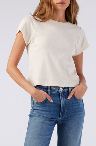 Baby Fit Tee in Oatmeal Heather