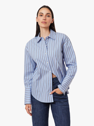 Tie Back Poplin Shirt