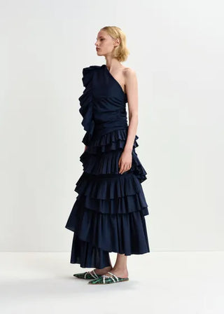 Hayden Sapphire Tiered Skirt