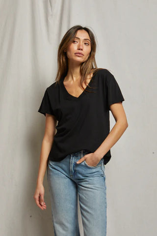 Hendrix-Boxy V Neck Tee