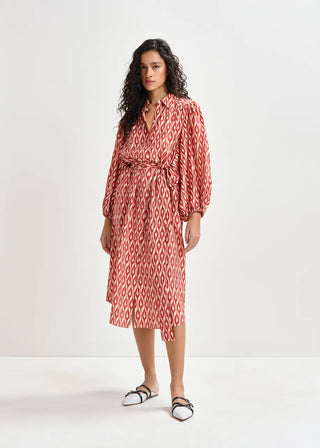 Red Shirt Dress