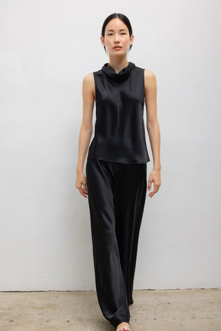 Barb Sleeveless Cowl Neck