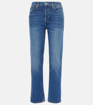 Mid Rise Stove Pipe Jean