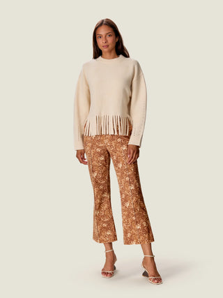 MADISON VELVET CROP KICK