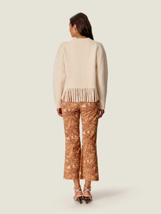 MADISON VELVET CROP KICK