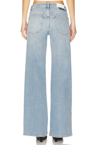 Mid Rise Wide Leg Jeans
