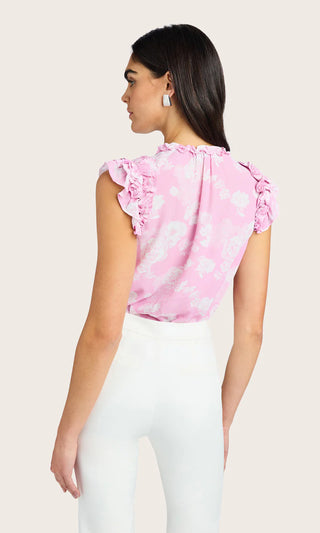 Sia Floral Blouse in Floral Bloom Pink