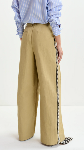 Rhinestone Tape Pants
