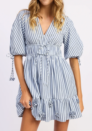 blue ruffle dress mini CRAZIER THAN YOUR EX FLOCKED MINI DRESS IN BLUE – AKIRA