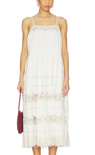 The Rosette Crochet Dress