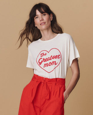 Greatest Mom Boxy Crew Tee