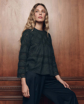 THE LATTICE LACE VICTORIAN TOP