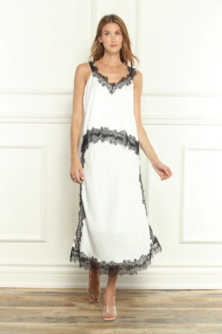 Lace Silky Skirt