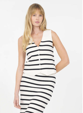Celine Striped Vest