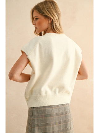 Short Sleeve Sweater Top