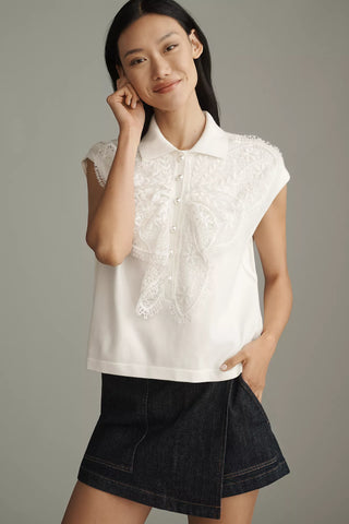 Polo With Lace